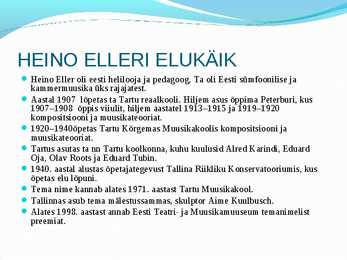 Artur Kapi ja Heino Elleri-võrdlus #8