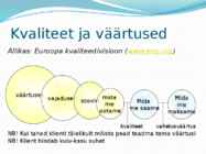 Kvaliteedi olemus #3