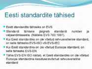 Standardid ja Standardiseerimine #4