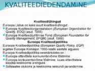 Kvaliteediedendamine #2