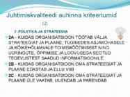 Kvaliteediedendamine #11
