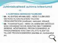 Kvaliteediedendamine #15