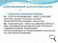 Kvaliteediedendamine #16