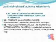Kvaliteediedendamine #18