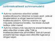 Kvaliteediedendamine #8