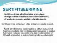 Sertifitseerimine #2