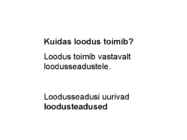 FÜÜSIKALISE LOODUSKÄSITLUSE ALUSED #6