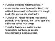 FÜÜSIKALISE LOODUSKÄSITLUSE ALUSED #86