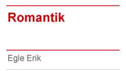 ROMANTIK