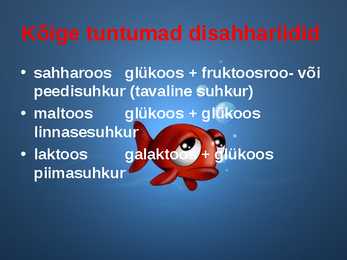 Erinevad süsivesikud #10