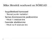 Klassikaline geneetika #16