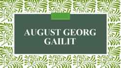 August Georg Gailit