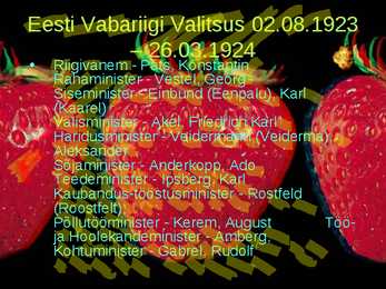 Eesti poliitika 1910-1940 #5