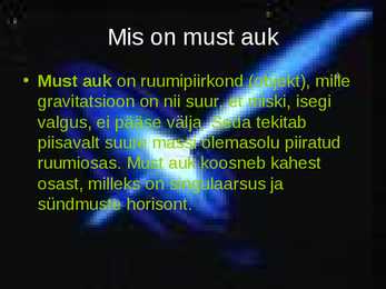 Must auk #2