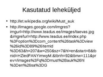Must auk #5