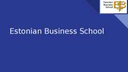 Estonian Business School