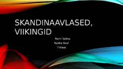 Skandinaavlased-viikingid