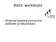 Saaremaa ja Muhumaa väikelaeva ehituse tegevusalad #3
