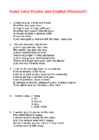 Some Love Poems and English Phrases