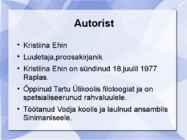 Kristiina Ehin-Kaitseala #2