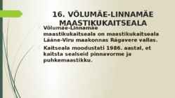 MAASTIKUKAITSEALAD LÄÄNE-VIRUMAAL #18