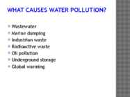 Veereostuse esitlus inglise keeles-Water pollution #5