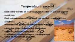 Temperatuurid meie ümber #4