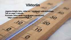 Temperatuurid meie ümber #6