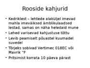 Roos avamaal ja katmikalal #59