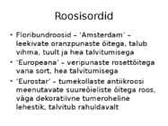 Roos avamaal ja katmikalal #64