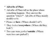 Adverbs #4