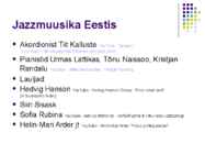 Jazzmuusika Eestis #7