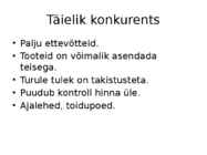 Turumajandus #16