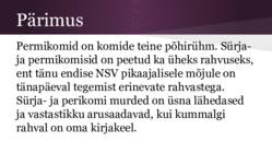 Soome-Ugri hõim - Permikomid #2