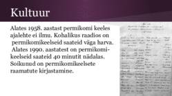 Soome-Ugri hõim - Permikomid #8
