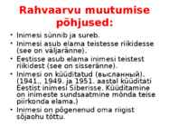 Euroopa ja Eesti rahvastik #10