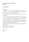 Letter of application