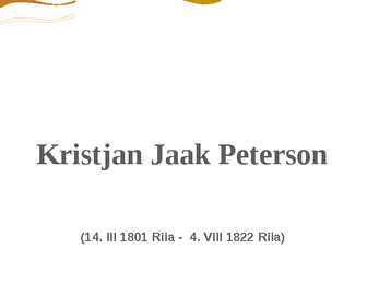 Kristjan Jaak Peterson