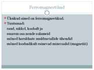 Magnetväli ja püsimagnetid #7