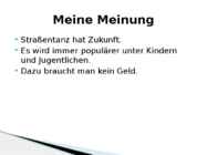 Strassentanz #8