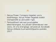 Kenya energia #4
