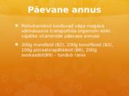 Multivitamiinide mõju #5