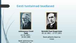 Kultuurielu Eestis kahe maailmasõja vahelisel ajal #5