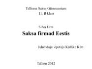 Saksa firmad Eestis