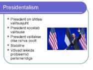 Parlamentarism ja presidentalism #3