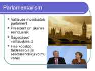 Parlamentarism ja presidentalism #5