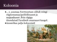Ameerika kolonistid #7