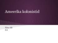 Ameerika kolonistid