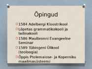 Mikolaj Kopernik-Johannes Kepler #6