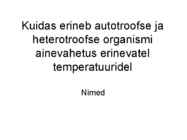 Bioloogia praktiline töö